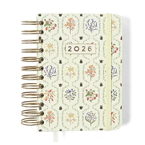 Agenda Planner 2026 Jardim Diária Off White/ Cicero