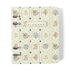 Agenda Planner 2026 Argolada Jardim A6 Off White/ Cicero