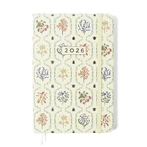 Agenda Planner 2026 Jardim Semanal Off White/ Cicero