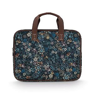 Case p/ Notebook Olivia Tutti i Fiori Azul Escuro -