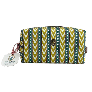 Necessaire de cosméticos coco média listra samba limão - Pip Studio