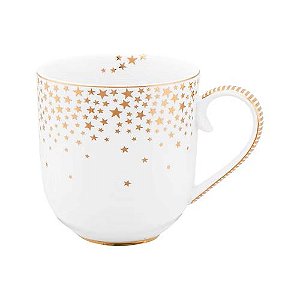 Caneca Pequena Star Branco Royal Winter White - Pip Studio