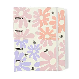 Caderno Criativo Argolado Office Duo Melissa Pautado e Pontado A5 Block Bloomy/Cicero