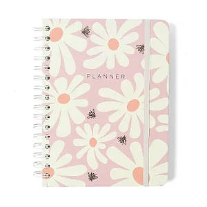 Planner Permanente Wire-o Melissa Semanal Notas A5 Pink Bloomy/Cicero