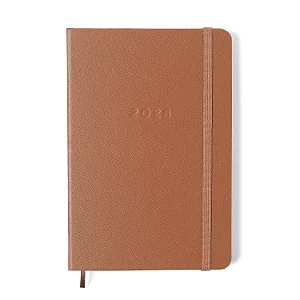 Agenda Planner 2026 Clássica Semanal Anotações 14x21 Caramelo/cicero