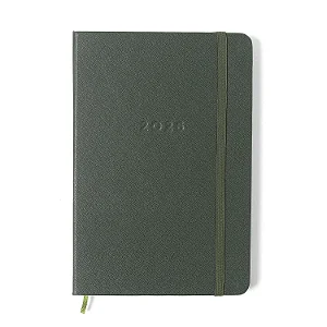 Agenda Planner 2026 Clássica Semanal Anotações 14x21 Verde Oliva/ Cicero