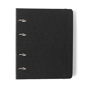 Agenda Planner Argolado 2026 Clássica Semanal Notas A5 Preta/ Cicero