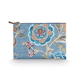 Necessaire Média Flat Matata Azul Pip Studio