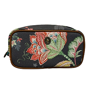 Necessaire de cosméticos quadrada pequena jambo flor azul Pip Studio