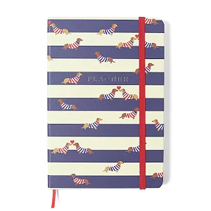 Planner Permanente Caderneta Praia 14x21 Cachorros/Cicero