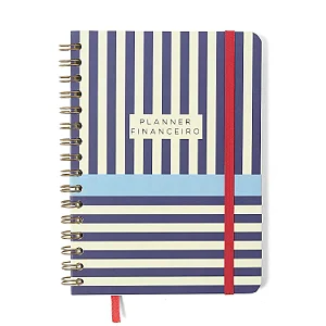 Planner Permanente Wire-o Praia Financeiro A5 Barraca/Cicero