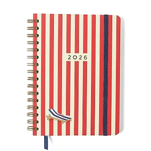Agenda Planner Wire-o 2026 Praia Semanal Anotações A5 Sol/Cicero