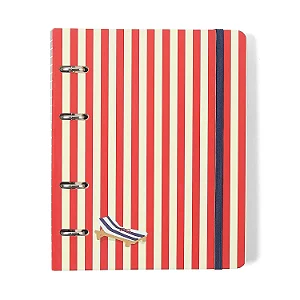 Caderno Criativo Argolado Office Duo Praia Pautado & Pontado A5 Sol/Cicero