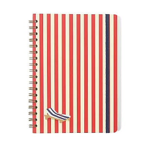 Caderno Espiral Praia Pautado 17x24 Sol 1 Matéria 80 fls/Cicero