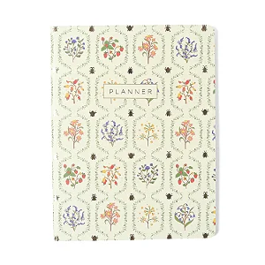 Planner Permanente Revista Planejamento Jardim Mensal 19x25 Off White