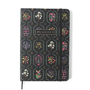 Planner Permanente Caderneta Jardim 14x21 Preto