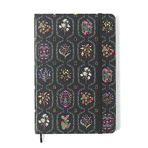 Caderneta Jardim Pautado 14x21 Preto