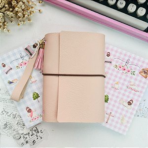 Caderno com Capa em Tecido com 2 Cadernetas Pontilhadas – Devocional