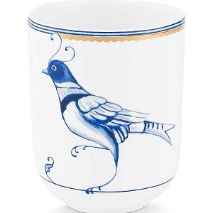 Caneca Pequena Sem Alça Branca - Pip & The Blue Bird - Pip Studio