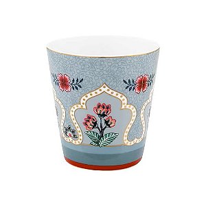 Caneca s/ Alça Oriental Azul - Flower Festival