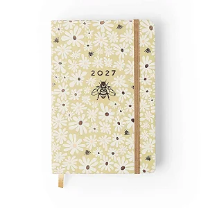 Agenda Planner 2027 Melissa Diária 14x21 Mini Bloomy Pistache