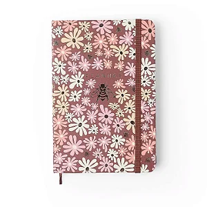 Planner Permanente Caderneta Melissa 14x21 Mini Bloomy Chocolate