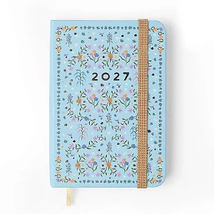 Agenda Planner 2027 Relicário Semanal 9x13 Botânica