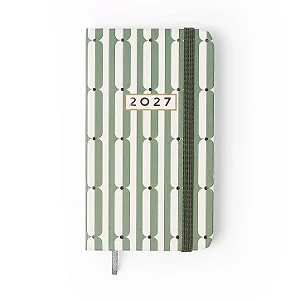 Agenda Planner 2027 Veredas Semanal Anotações 9x15,5 Verde