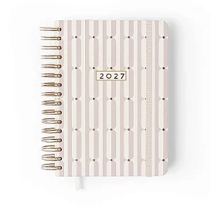 Agenda Planner Wire-o 2027 Veredas Diária A5 Gelo