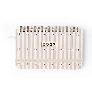Agenda Planner Wire-o 2027 Veredas Semanal Office 15,5x9 Gelo