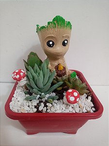 Vaso Suculentas Tema Baby Groot