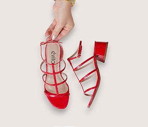 SANDÁLIA VANUZA VERMELHA