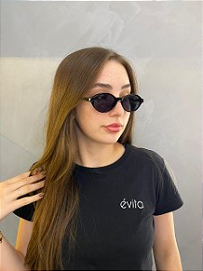 ÓCULOS BEL - LENTE PRETA ARMAÇÃO PRETA