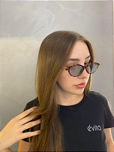 ÓCULOS BIA - LENTE AZUL ARMAÇÃO TARTARUGA