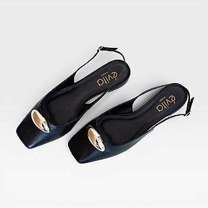 SLINGBACK ESMERALDA PRETO