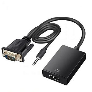 ADAPTADOR CONVERSOR VGA P/ HDMI