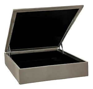 Base Baú Ortobom Casal (138x188x39) - Camurça Bege