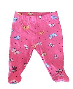 Calça Estampada Com Pé - Borboleta RN