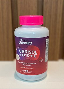 Gummies Verisol + Q10 + Vitamina C Sabor Morango