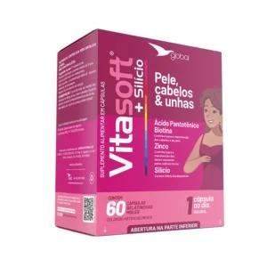 VITASOFT C/ SILÍCIO: NOVA FORMULACÃO C/ SILÍCIO 60 CAPSULAS