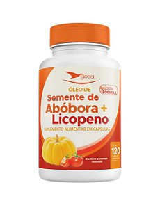 OLEO DE ABOBORA COM LICOPENO 120 CAPSULAS