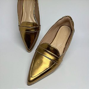 Mocassim Double Ouro light