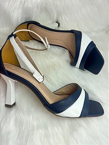 Sandalia Block Jump Navy and White S