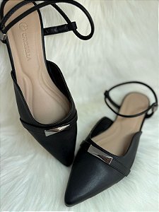 Slingback Mira Me Black Salto