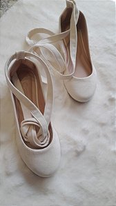 Sapatilha Mira Me El Ateneo Off White Su