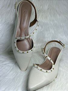 Slingback Crysbella Book Off White