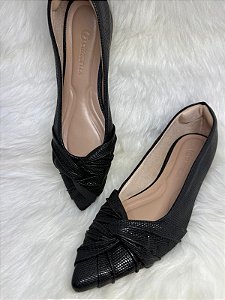 Sapatilha Black Nó Invertido