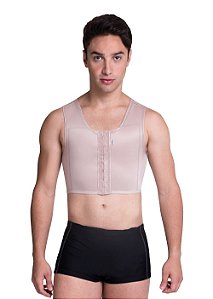 Colete Masculina Postural Modelador Colete Masculino Pós Cirúrgica Operatório Ginecomastia Costas Biobela 1619