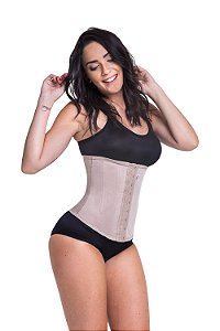 Cinta Das Famosas Juju Salimeni Sabrina Sato Modeladora Alta Compressão Curta com 8 barbatanas Biobela 1643 - Original