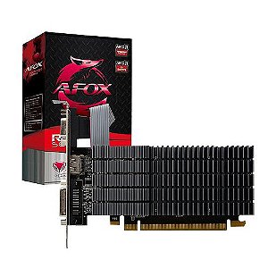 Placa de Vídeo AFOX Radeon R5 230 2GB DDR3 HDMI-VGA DVI 24+1 64 BITS